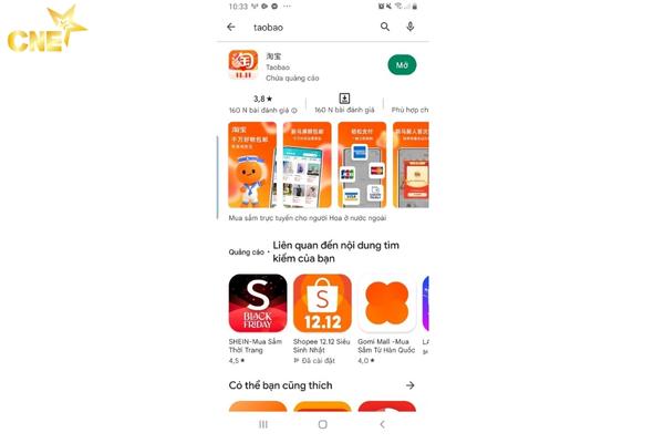 Cách đăng ký tài khoản Taobao trên điện thoại 2