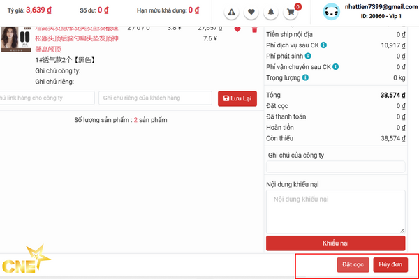 Cách đặt hàng taobao về việt nam