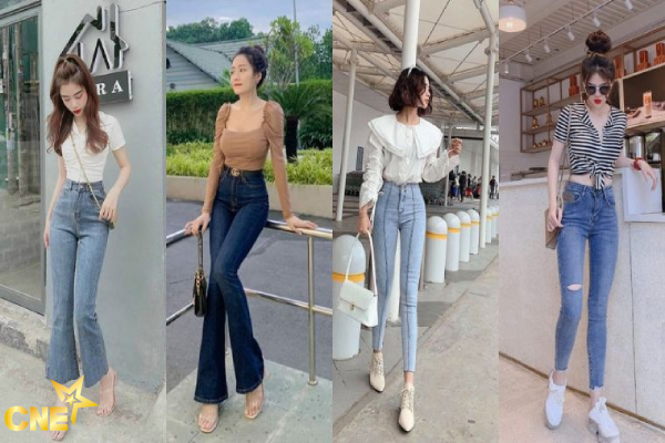 Set quần cạp cao và áo kiểu