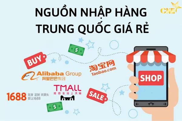 Các sàn thương mại điện tử nhập hàng Trung Quốc