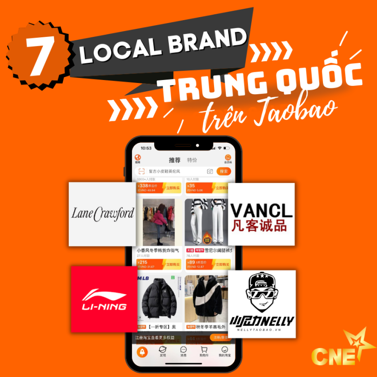 Local Brand Trung Quốc trên Taobao