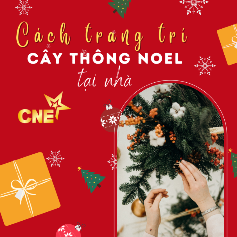 Cách trang trí cây thông noel tại nhà